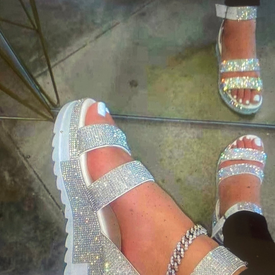 Rhinestone  Sandal